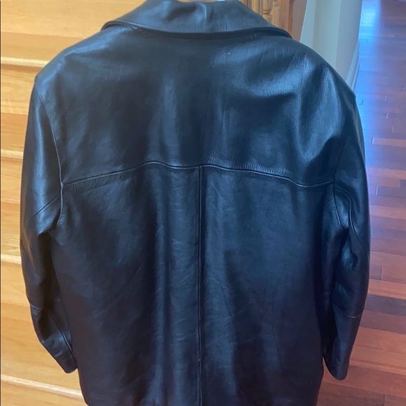 Heavy warm leather jacket. - Picture 4 of 4